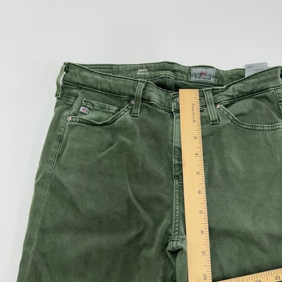 Adriano Goldschmied Jeans Womens 25 Green Prima Cigarette Leg Skinny Pants - Picture 8 of 9